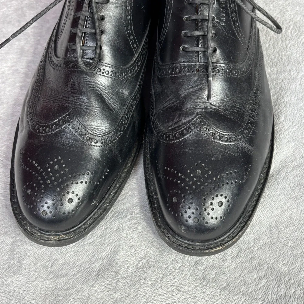 Proxon Wingtip Oxford Men 11 Black Steel Toe Leather Brogue Workwear ASTM 241311